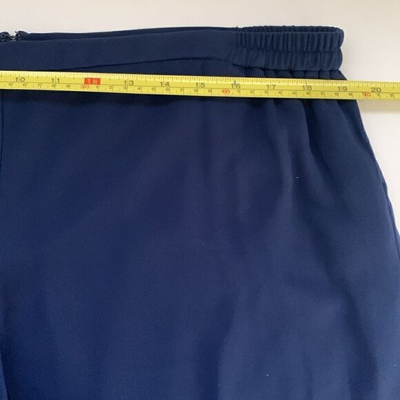 Emma Street Navy High Waisted Wide Leg Mesh Pant Size 18W - Picture 5 of 14